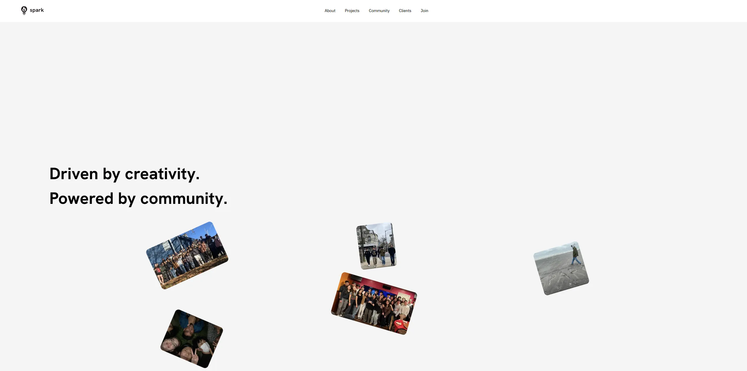 Community section