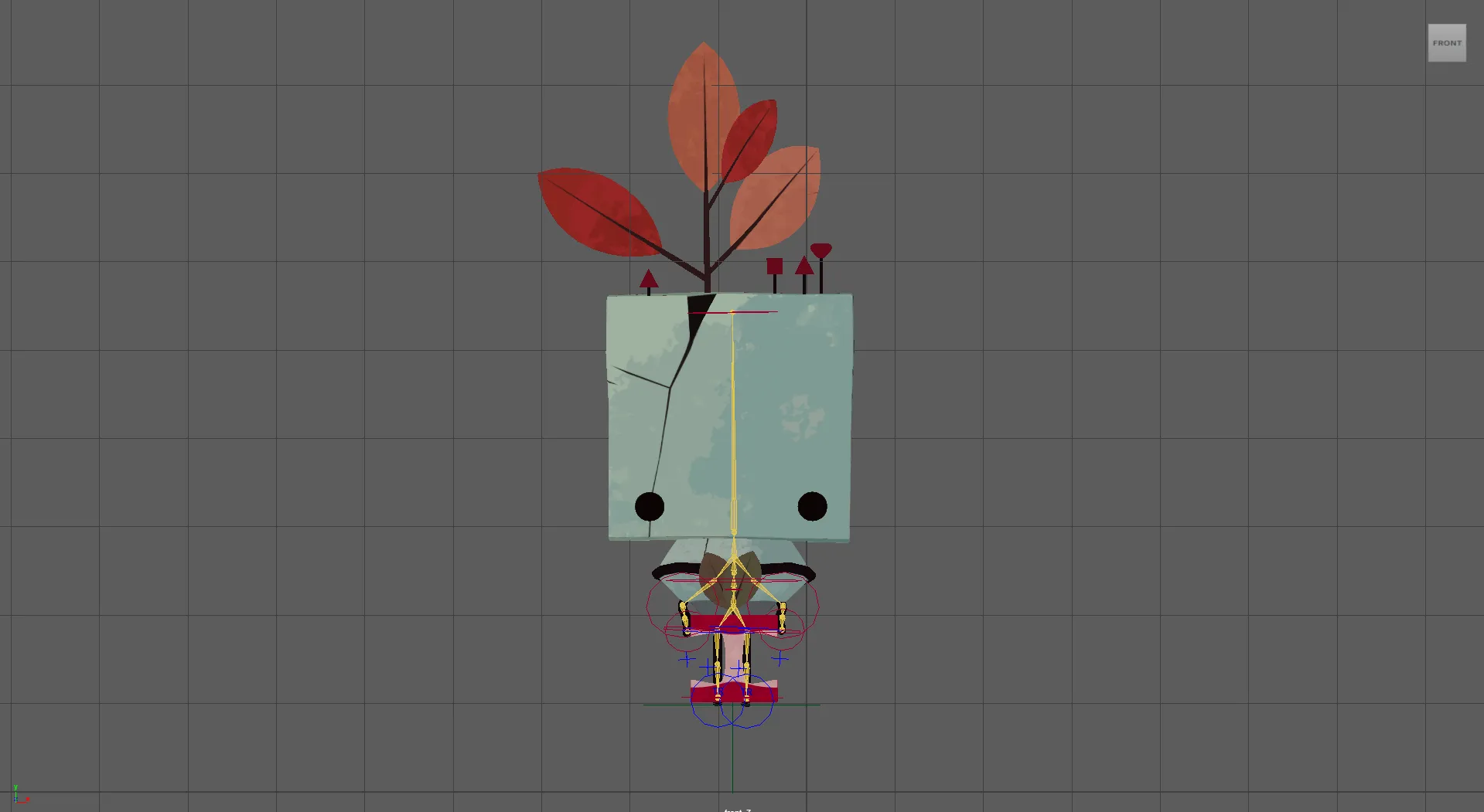 Maya rig — front