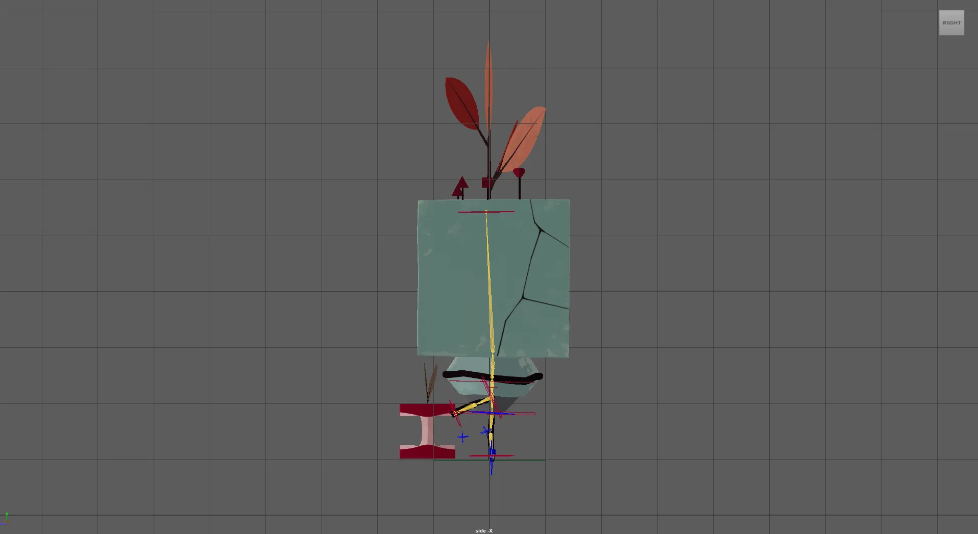 Maya rig — side