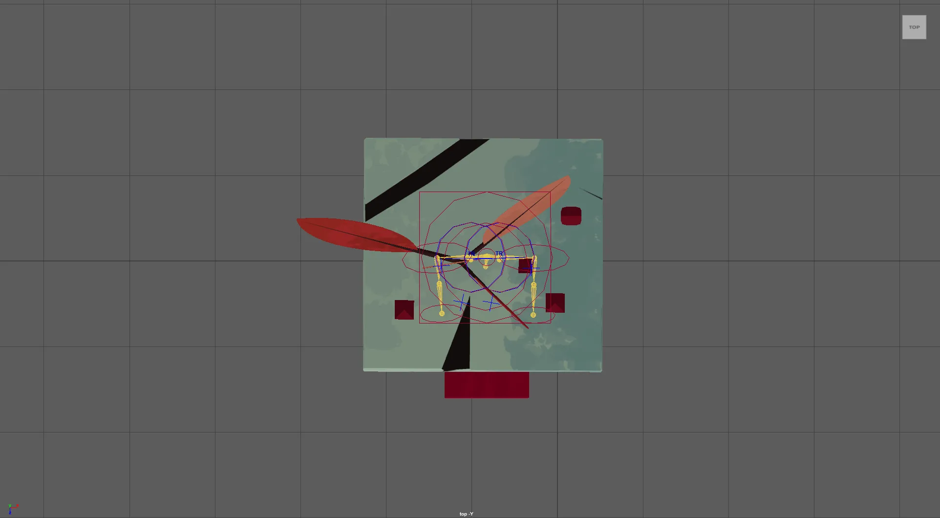 Maya rig — top