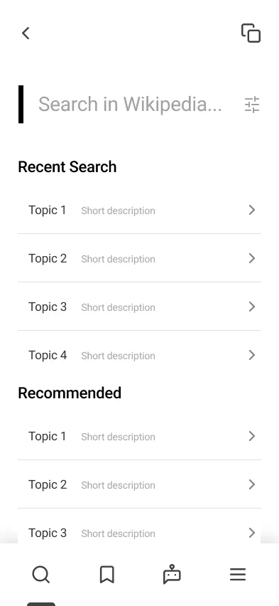 Search results