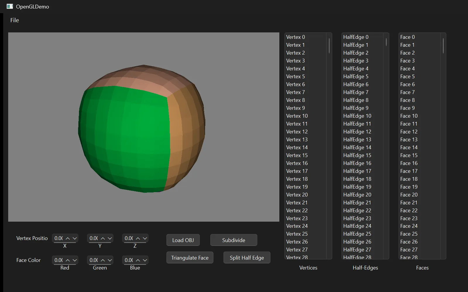 The cube after three rounds, nearly a sphere